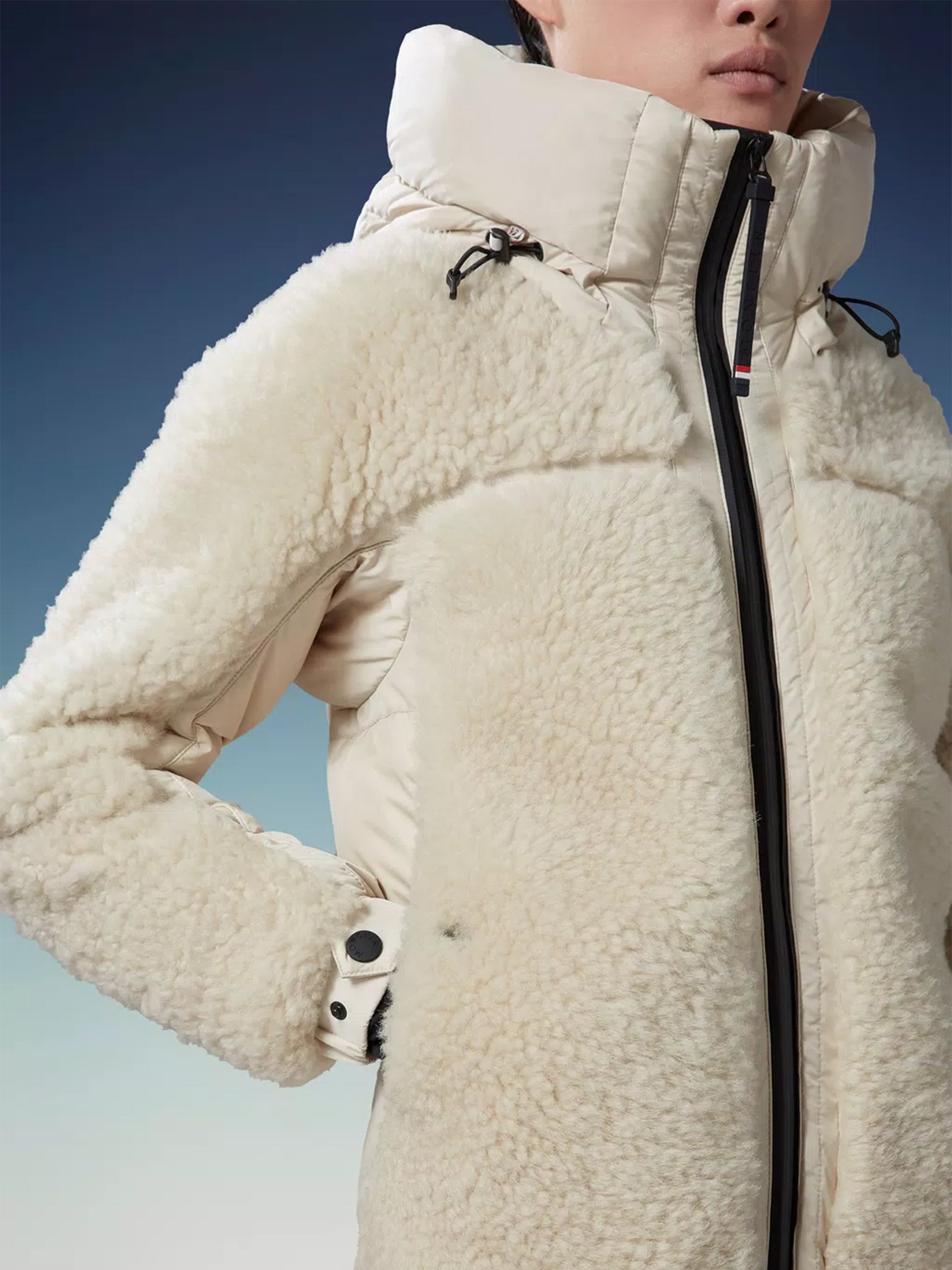 MONCLER GRENOBLE - Epicea Shearling-Daunenjacke