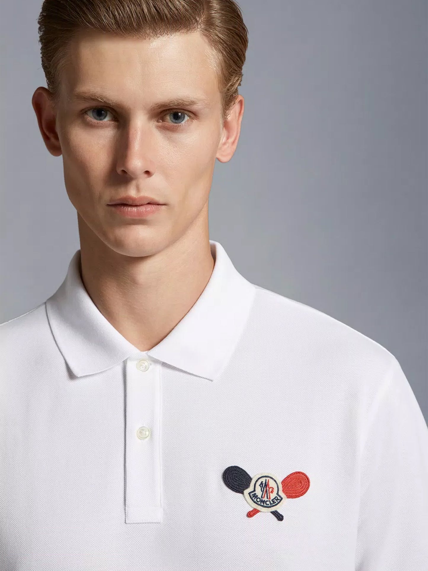 MONCLER - Poloshirt mit Tennis-Logo