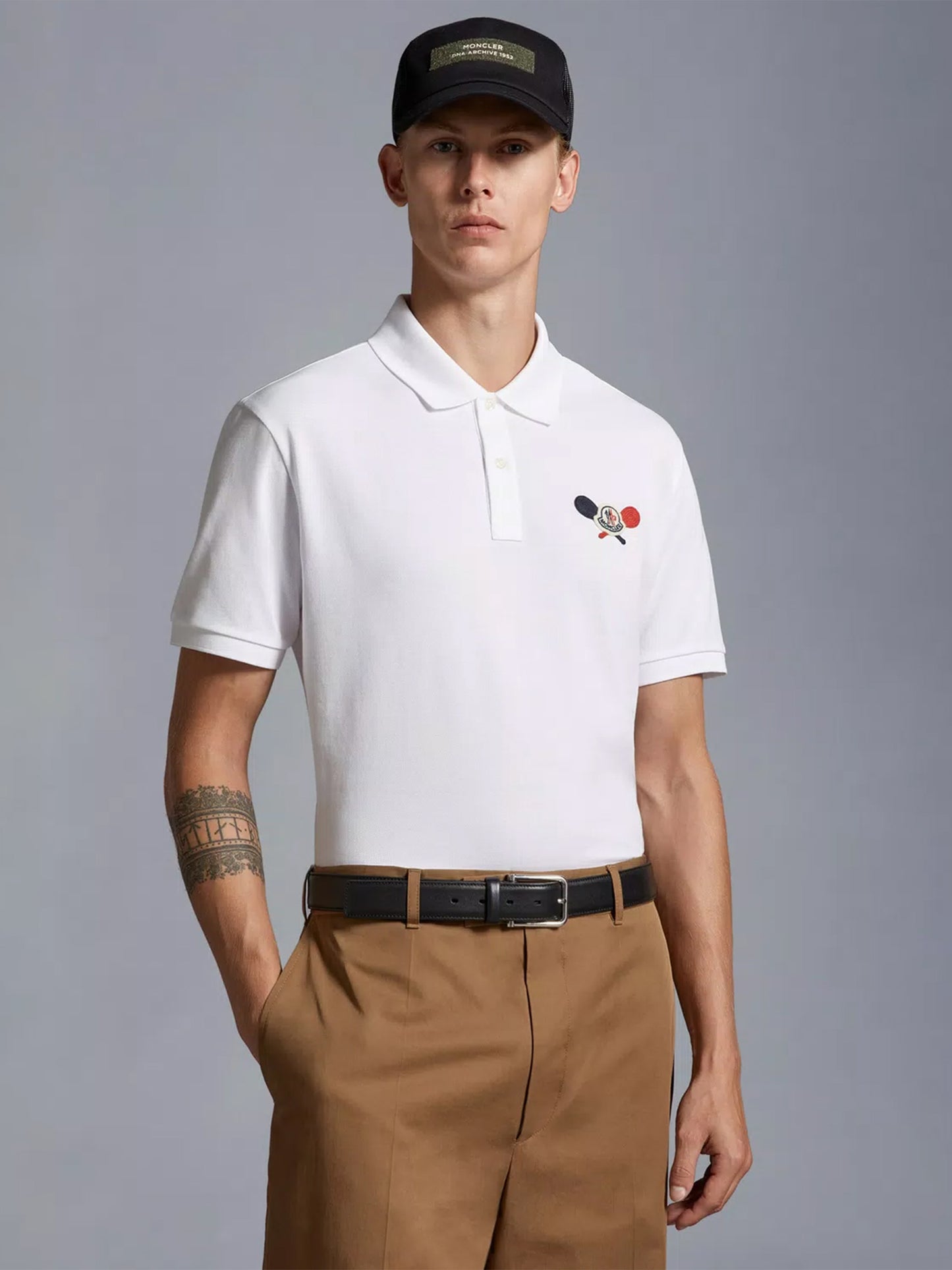 MONCLER - Poloshirt mit Tennis-Logo