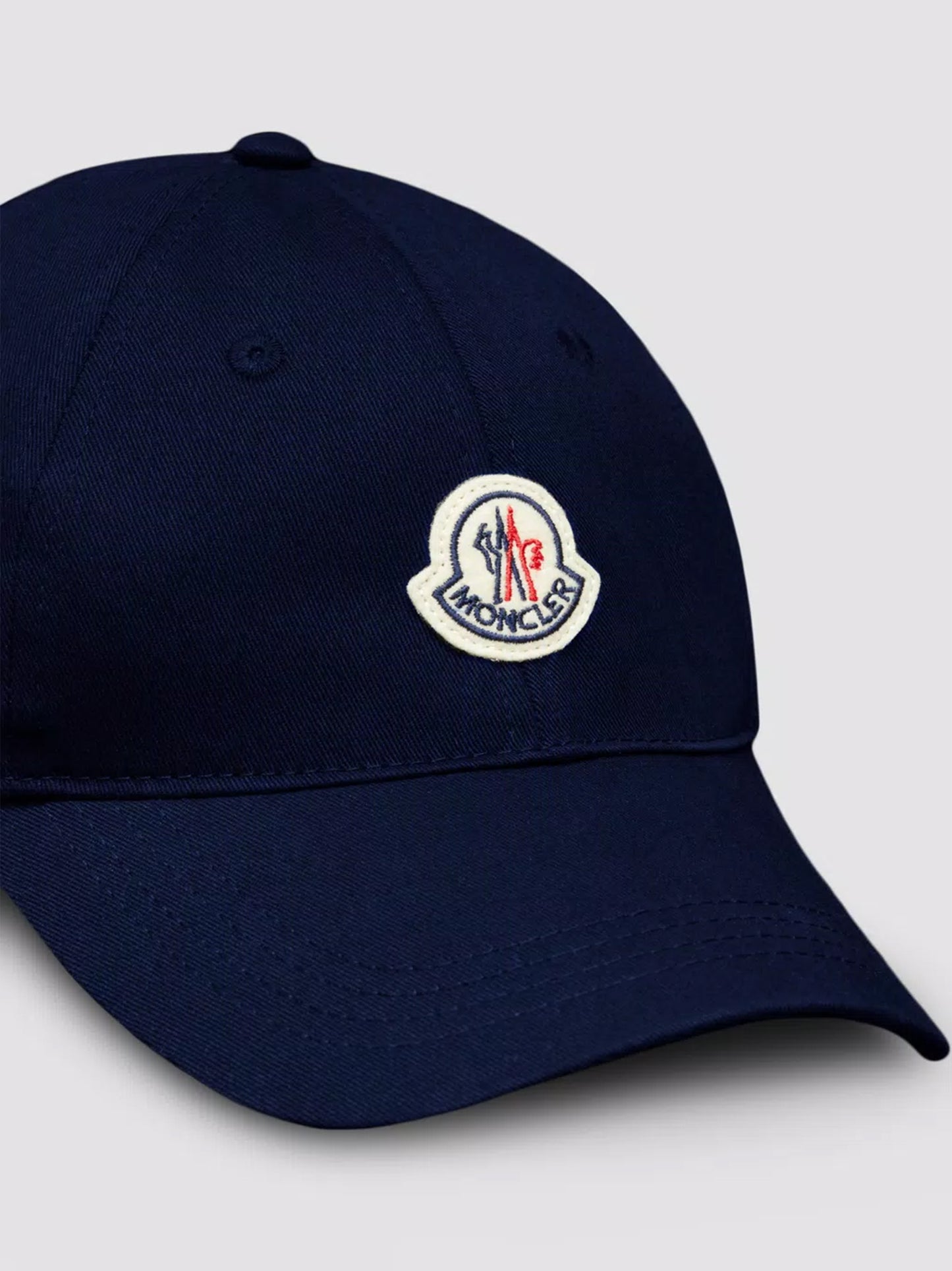 Baseball cap with logo patch
