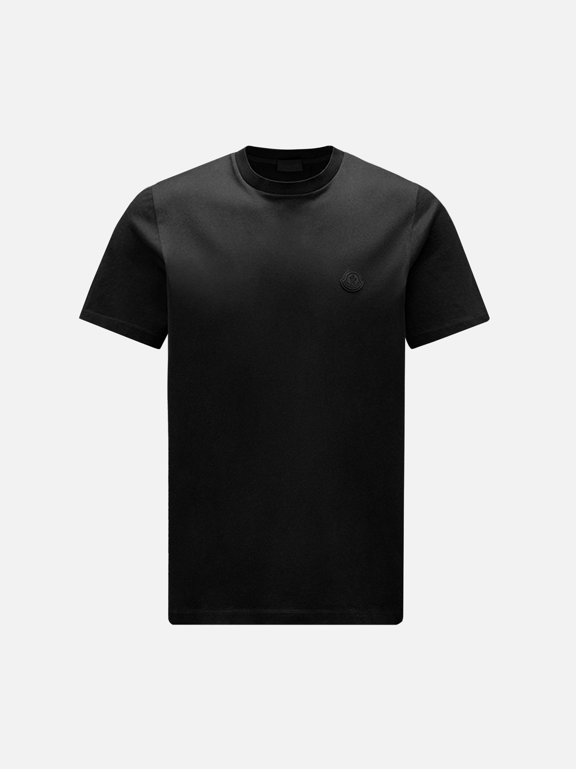 MONCLER - T-Shirt mit Logo-Backprint Schwarz – Black