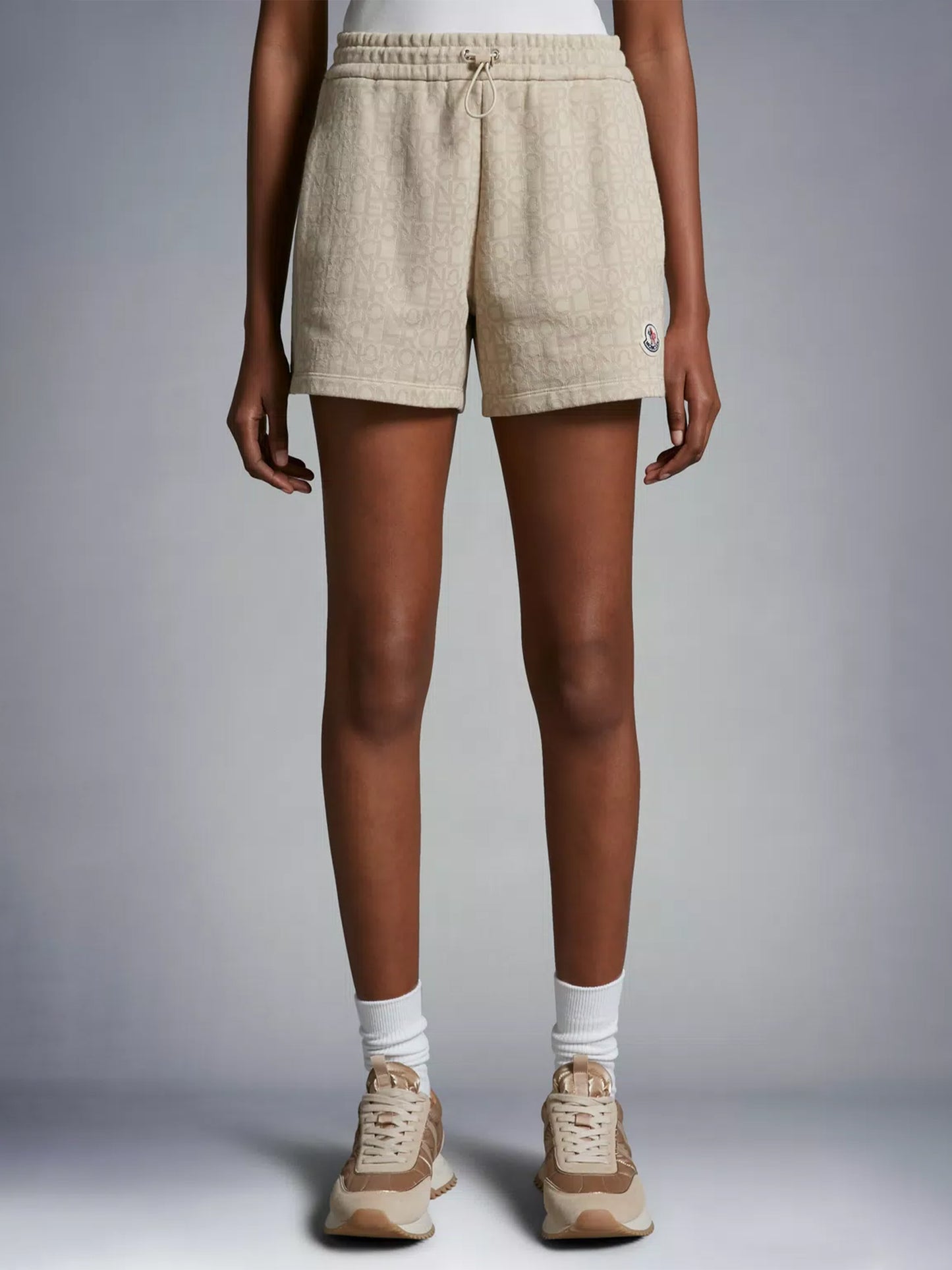 MONCLER - Shorts mit Monogramm-Muster